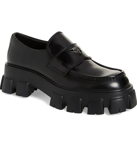 prada ballerine men|Prada sole loafer shoes.